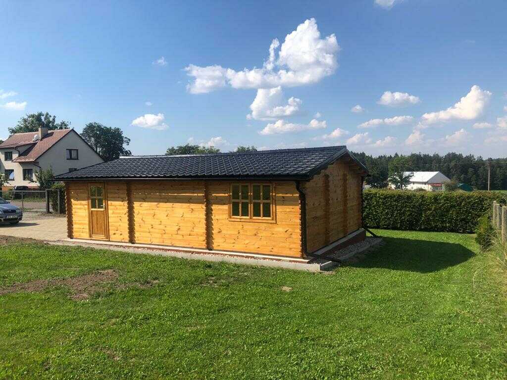 Naše realizace: Dvojgaráž Hangar 6x9, 44mm 54m² v Hrbokově u Seče